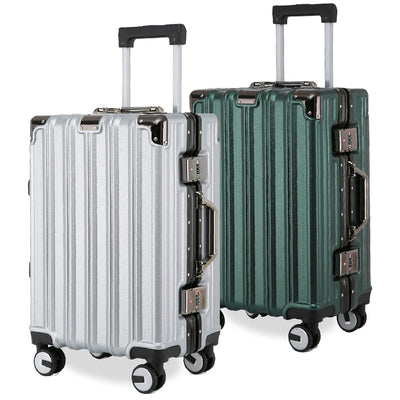 Robust Hard Shell Cabin Suitcase 36 x 24 x 56 cm Luggage Suitable for Easyjet, Ryanair, Wizzair