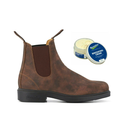 Blundstone #1306 Rustic Brown Chelsea Boot with Cream