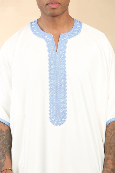 Men's Moroccan Thobe Djellaba Jubba Robe Eid