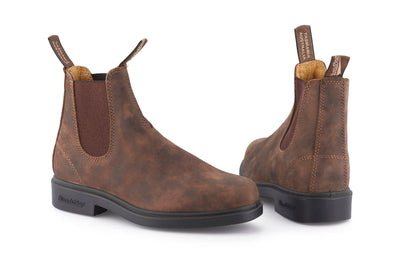 Blundstone #1306 Rustic Brown Chelsea Boot with Cream