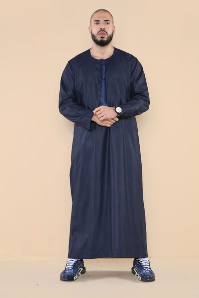 Mens Thobe Jubba Saudi Islamic Arab Eid Emirati Kaftan Jubbah Tassel Robe