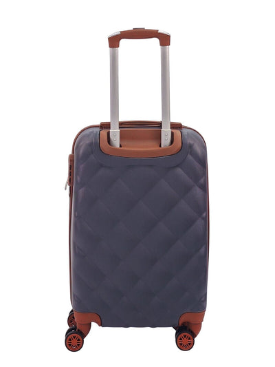 Grey Hard Shell Suitcase Luggage Set Travel Bag