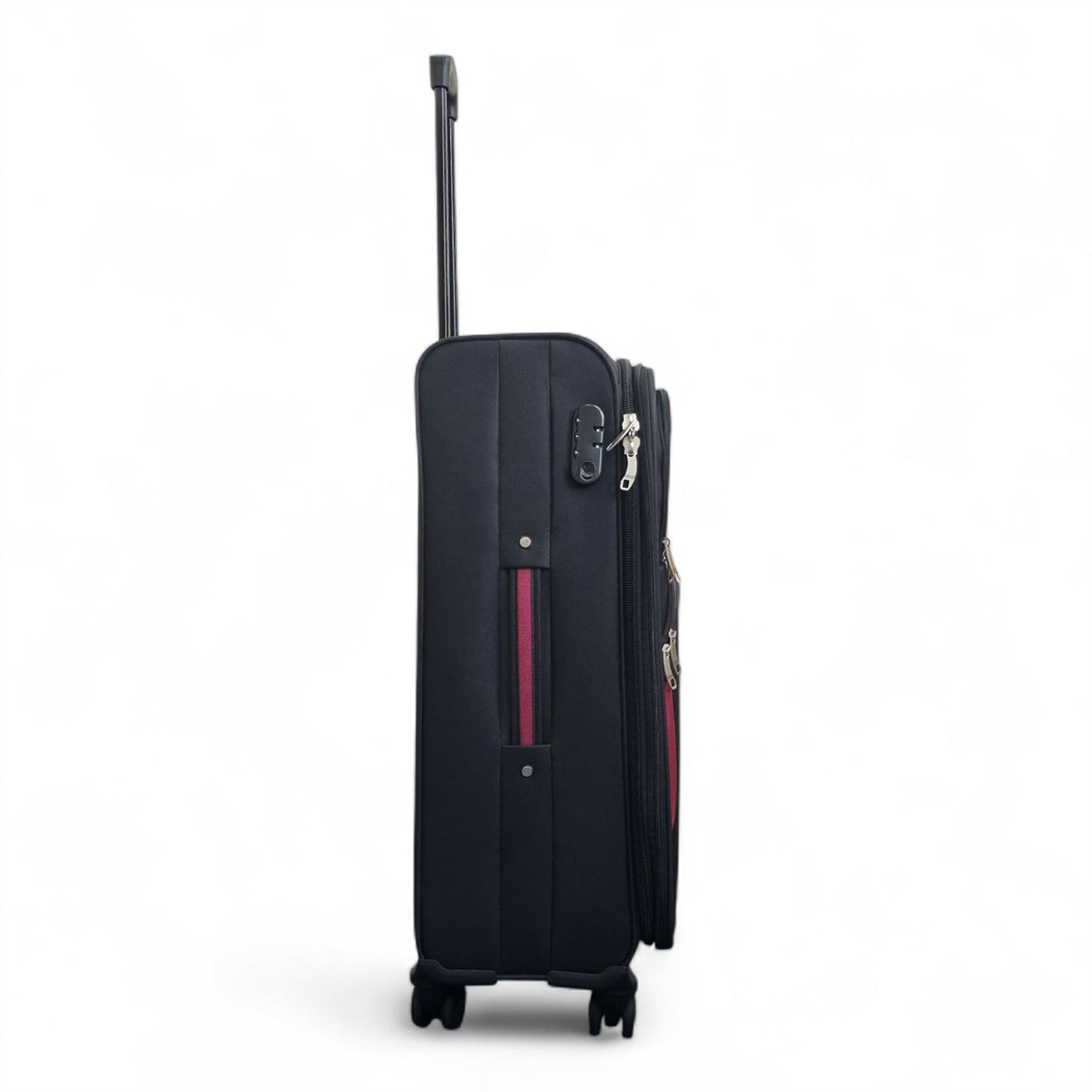 Expandable Soft 8 Wheel Lightweight Suitcase Luggage Travel Bags Set