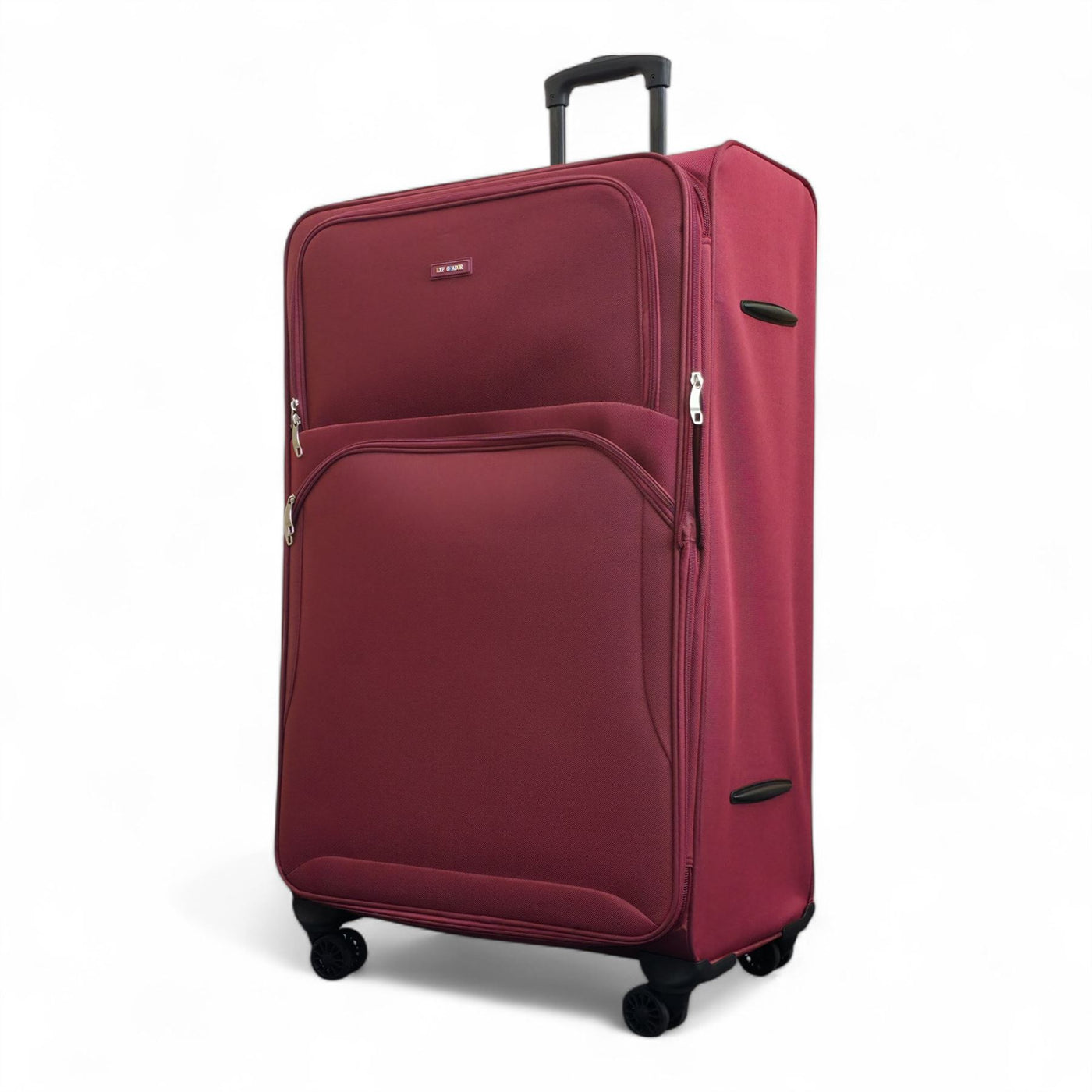 Expandable Soft 8 Wheel Lightweight Suitcase Luggage Travel Bags Set