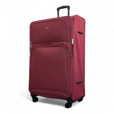 Expandable Soft 8 Wheel Lightweight Suitcase Luggage Travel Bags Set