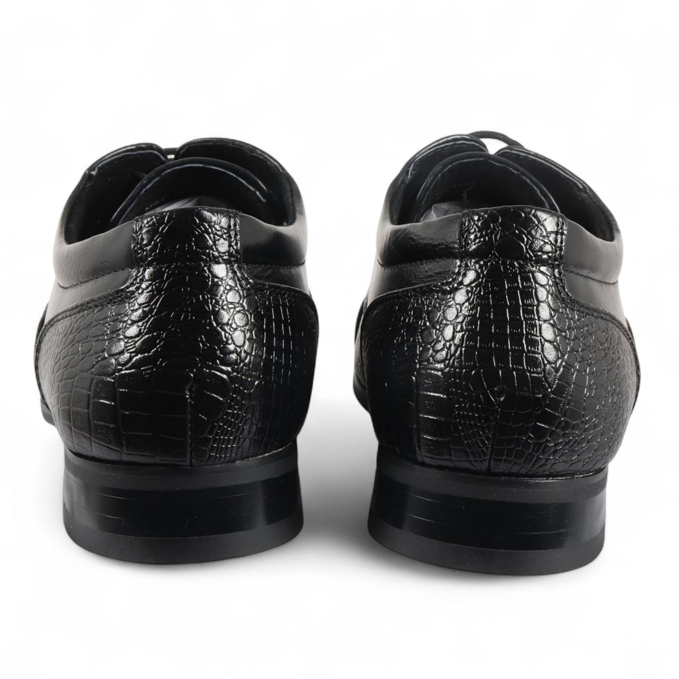 Men's Black Classic Lace-Up Brogue Formal Shoes