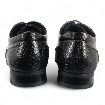 Men's Black Classic Lace-Up Brogue Formal Shoes