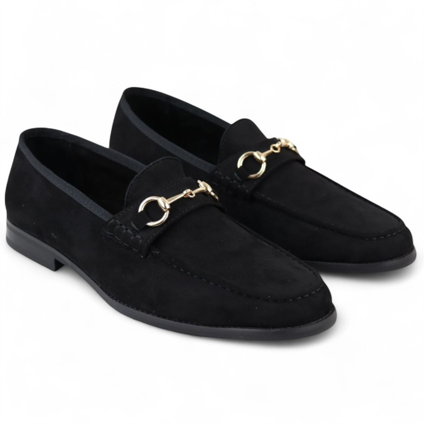 Men's Suede Moccasin Leather Lined Loafers