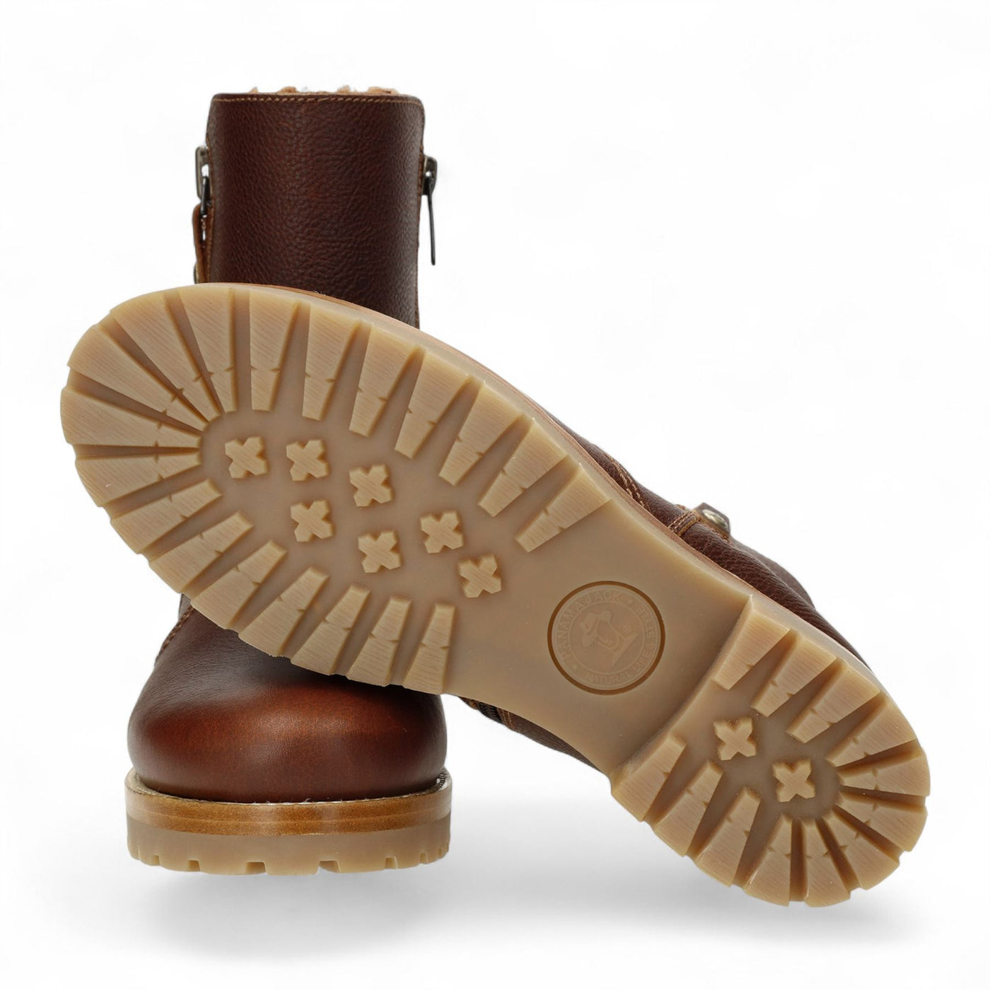 Panama Jack Women's Fabi Igloo B2 Bark Waterproof Leather Ankle Boots