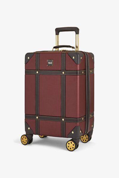 Vintage Hard Shell Luggage Trunk Suitcase Set