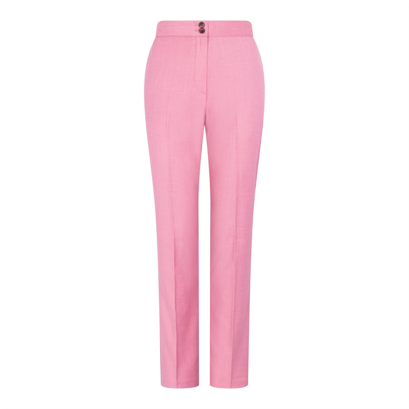 Women's 3 Piece Tailored Fit Plain Pink Formal Office Suit