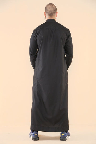 Mens Thobe Jubba Saudi Islamic Arabic Eid Cotton Kaftan Jubbah Umrah Robe