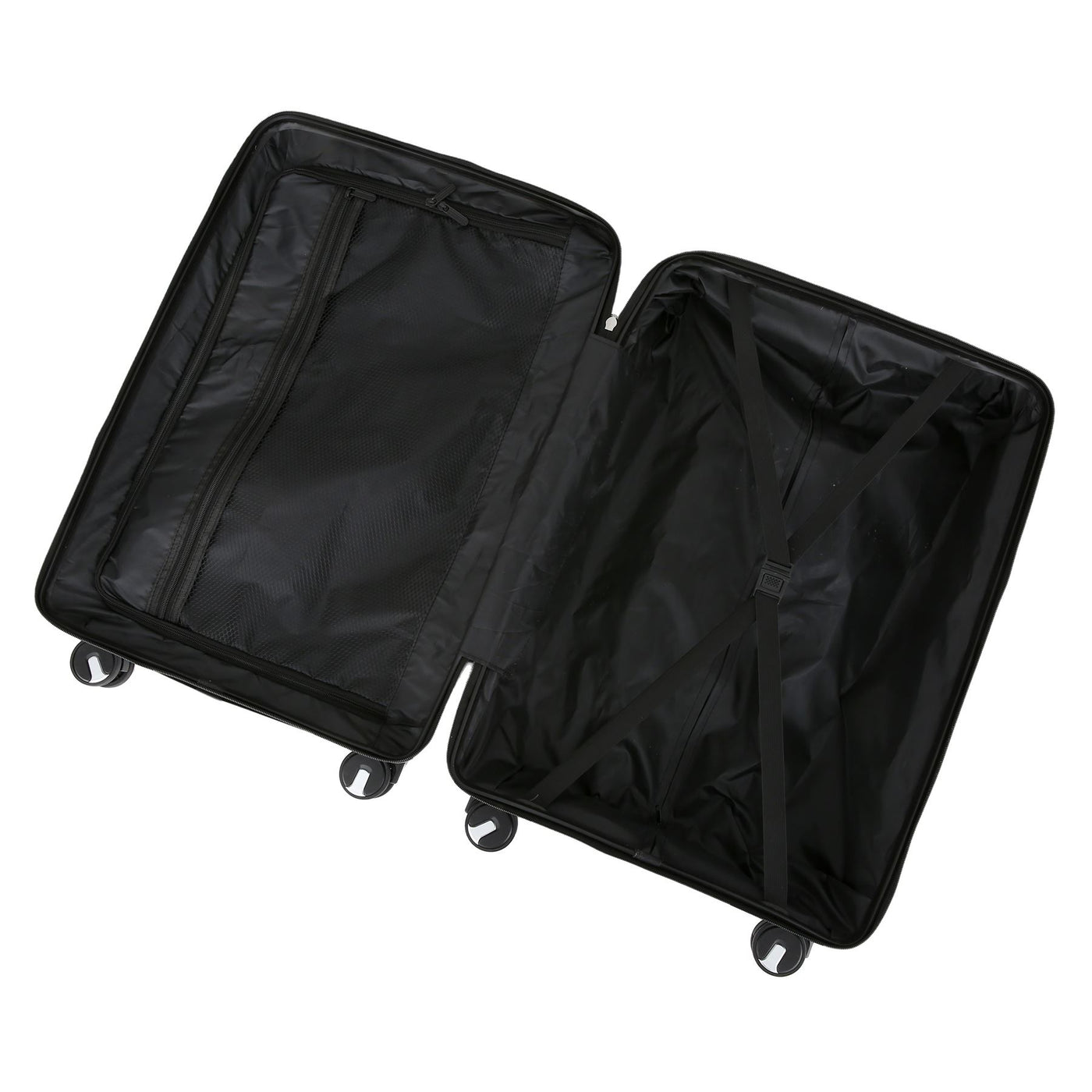 Hard Shell Suitcase Cabin TSA Luggage Travel Set