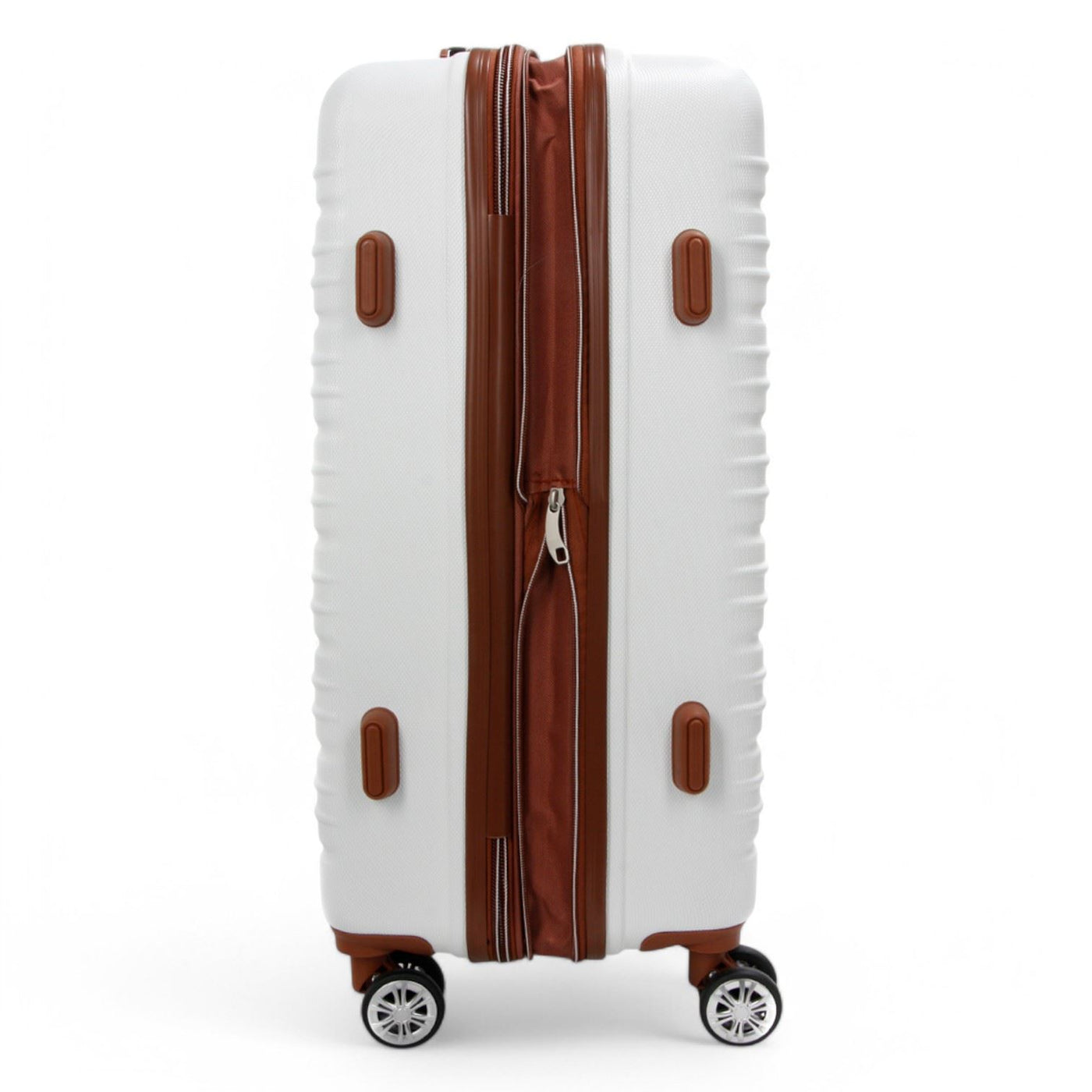 Expandable Hard Shell ABS Suitcase Set 8 Wheel Robust Travel Case Holiday Luggage