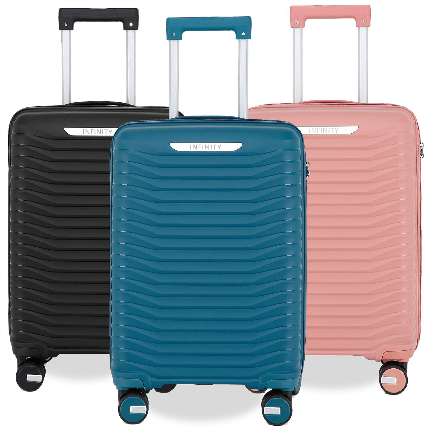 Robust Hard Shell Cabin Suitcase 36 x 24 x 55 cm TSA Luggage Suitable for Easyjet, Ryanair, Wizzair