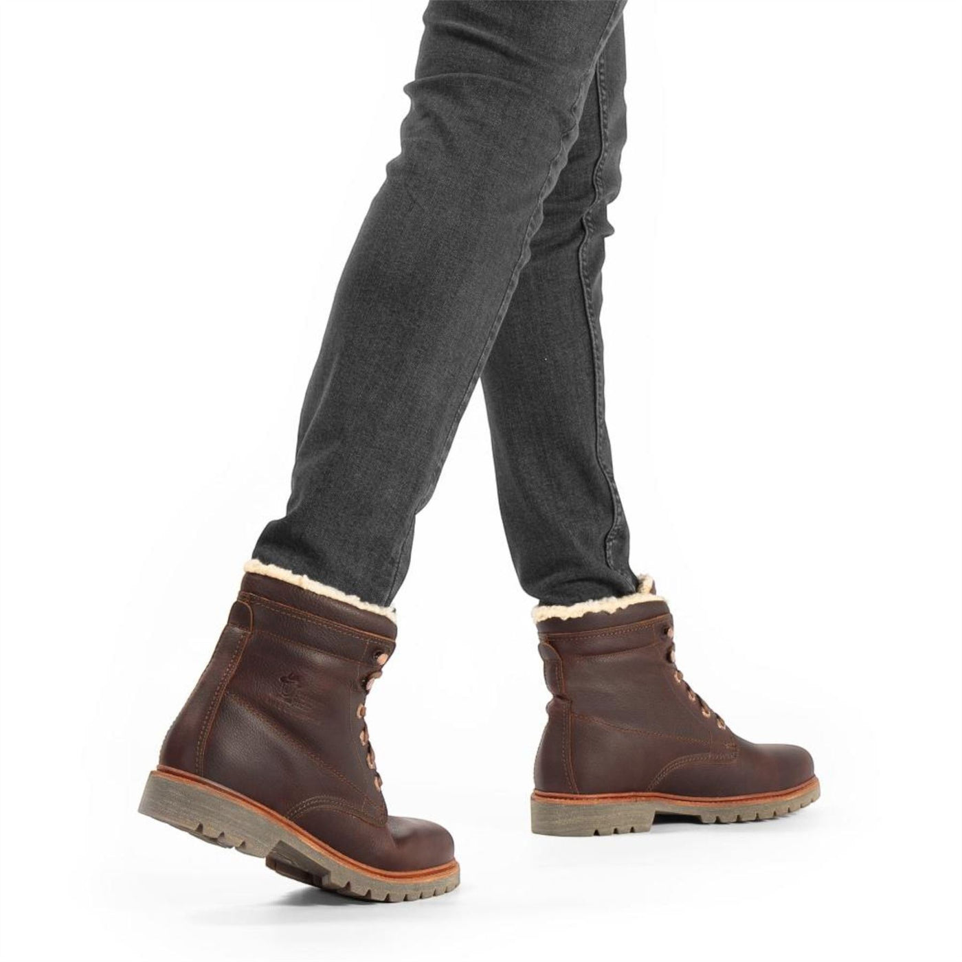 Panama Jack Men's P03 Aviator C23 Chestnut Waterproof Leather Ankle Boots