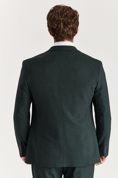 Men's Green Suit Blazer Prince Of Wales Formal Blazer