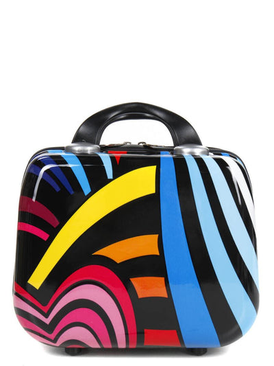 Printed Hard Shell Dual 4 Wheel Luggage Suitcase