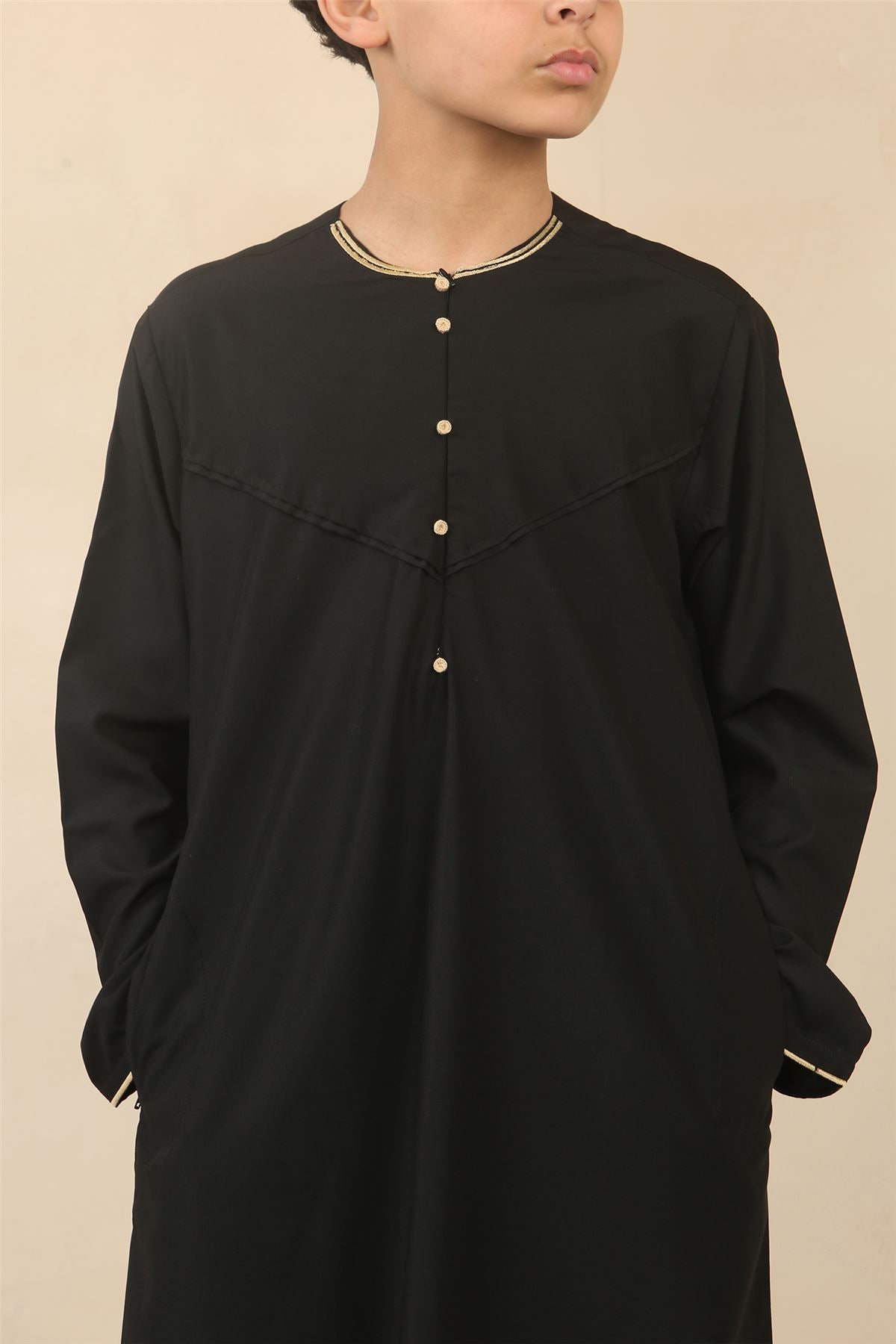 Kid's Boys Omani Eid Thobe  Saudi Emirati Jubba Robe