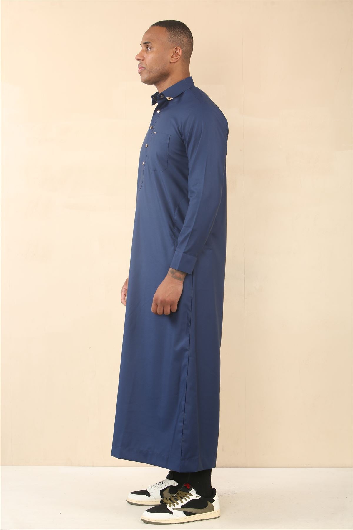 Men's Thobe Arab Saudi Emirati Islamic Clothing Jubba Robe