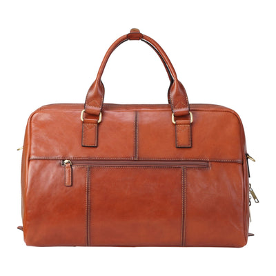 Vintage Genuine Leather Holdall Duffle Gym Travel Bag - Atlas