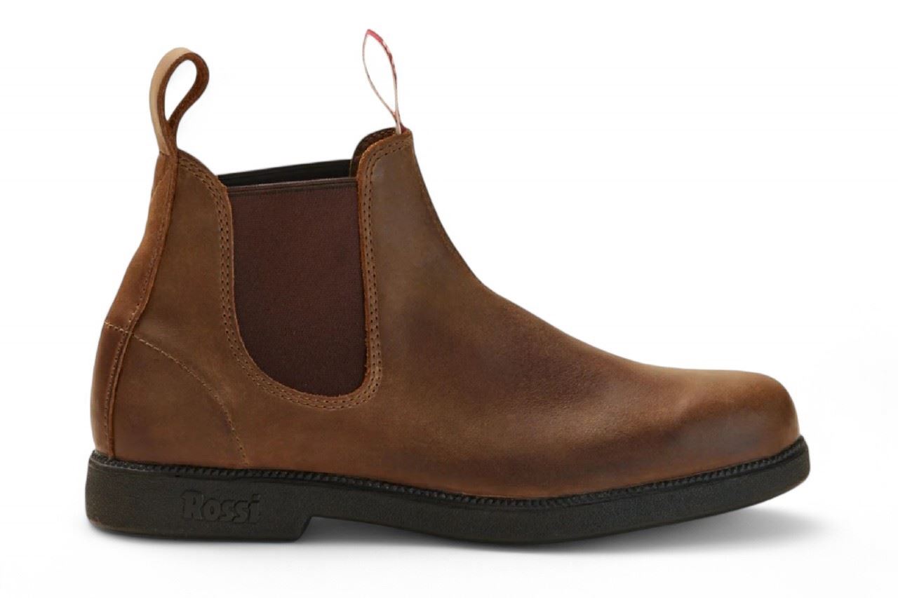 Rossi 607 Booma Tan Leather Chelsea Boots