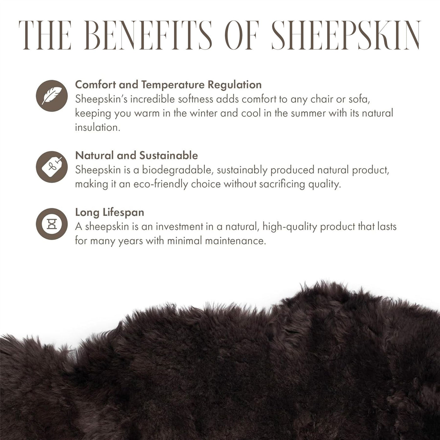 Luxury Genuine Sheepskin  40x40cm Real Wool Single Sided Cushion