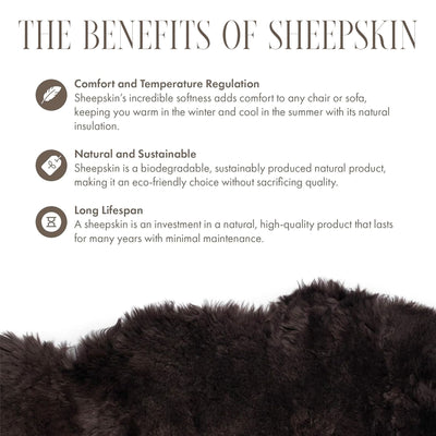 Luxury Genuine Sheepskin  40x40cm Real Wool Single Sided Cushion