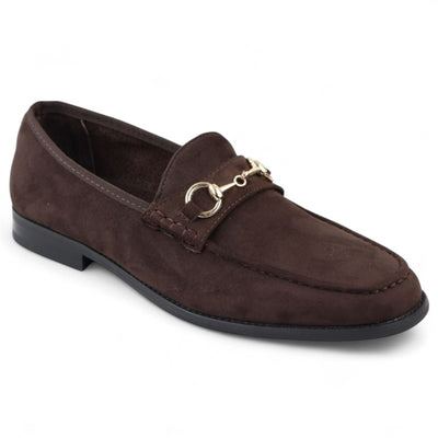 Men's Suede Moccasin Leather Lined Loafers