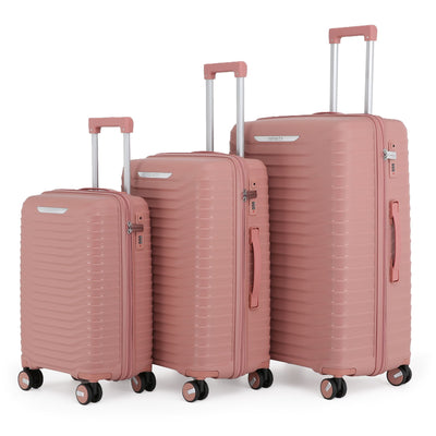 Hard Shell Suitcase Cabin TSA Luggage Travel Set