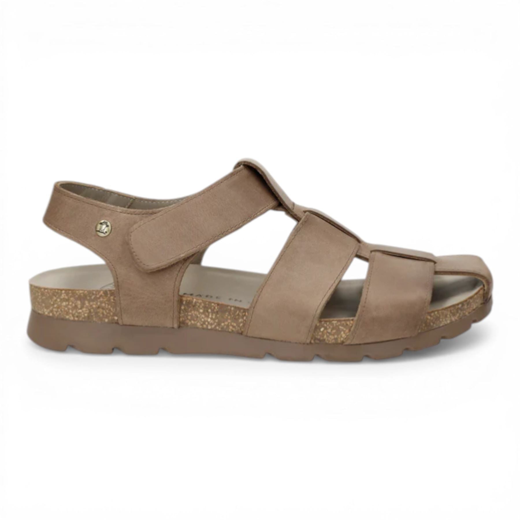 Panama Jack Men's Waterproof Taupe Leather Sandals - Stanley C8
