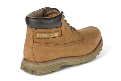 Caterpillar Men's Founder Brown Leather Everyday Ankle Boots