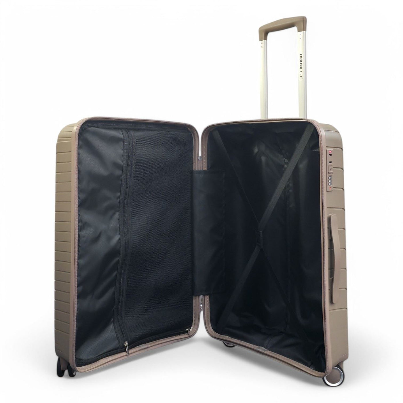 Hard Shell PP Cabin Suitcase 55 x 26 x 20 cm Luggage Suitable for Easyjet, Ryanair