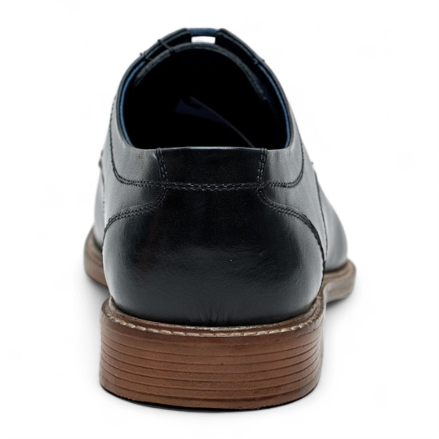 Ben Sherman Men's Black Leather Oxford Brogue Formal Derby Shoes - Pethick