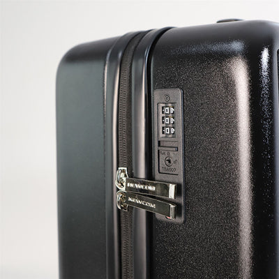 Hard Shell Cabin 44 x 22 x 38 cm TSA Secure Luggage Suitcase Suitable for Easyjet, Ryanair