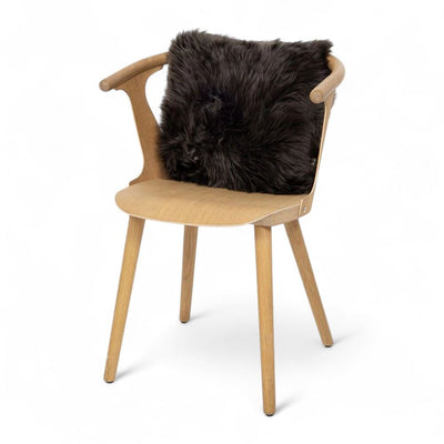 Luxury Genuine Sheepskin  40x40cm Real Wool Single Sided Cushion