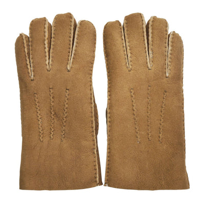 Mens Luxury Sheepskin Suede Leather Gloves