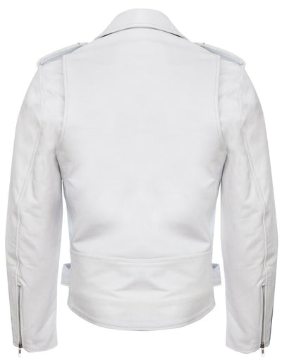 Mens Cow-Hide Black Brando Jacket -Venice