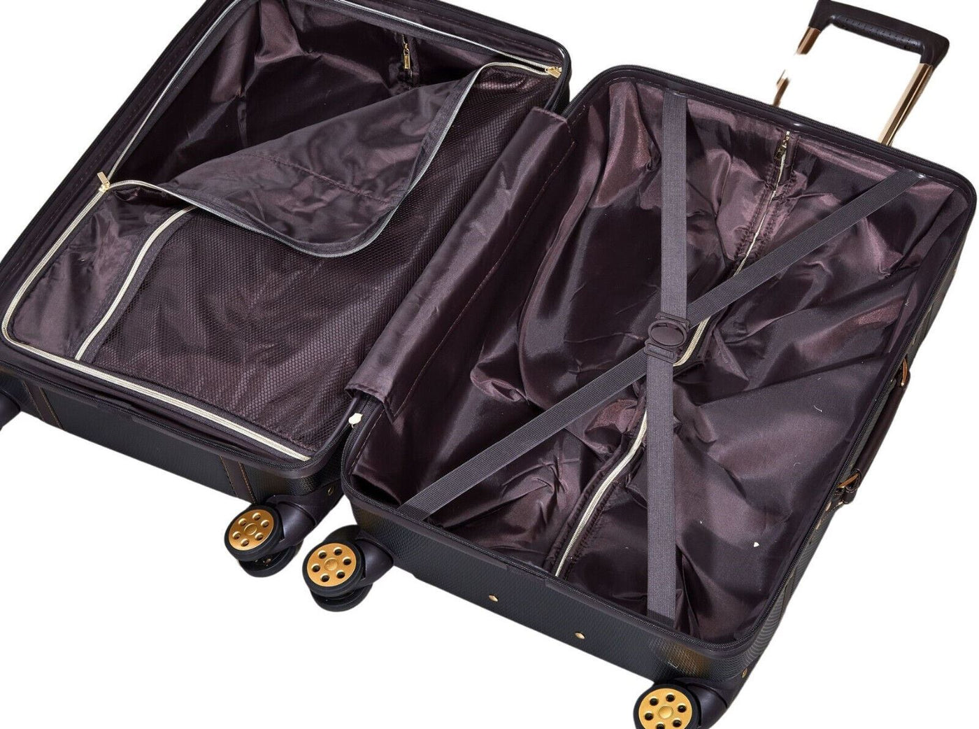 Vintage Hard Shell Luggage Trunk Suitcase Set