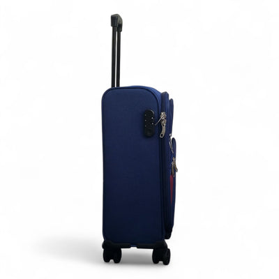 Expandable Soft 8 Wheel Lightweight Suitcase Luggage Travel Bags Set