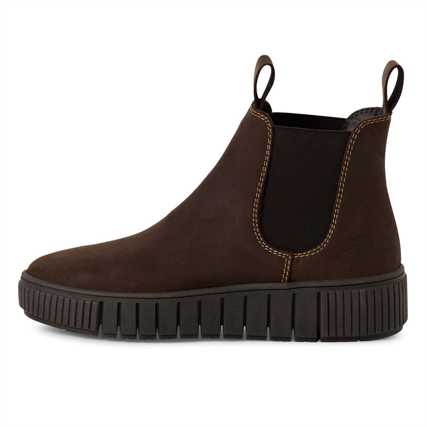 Tamaris Womens Brown Leather Chelsea Ankle Boots