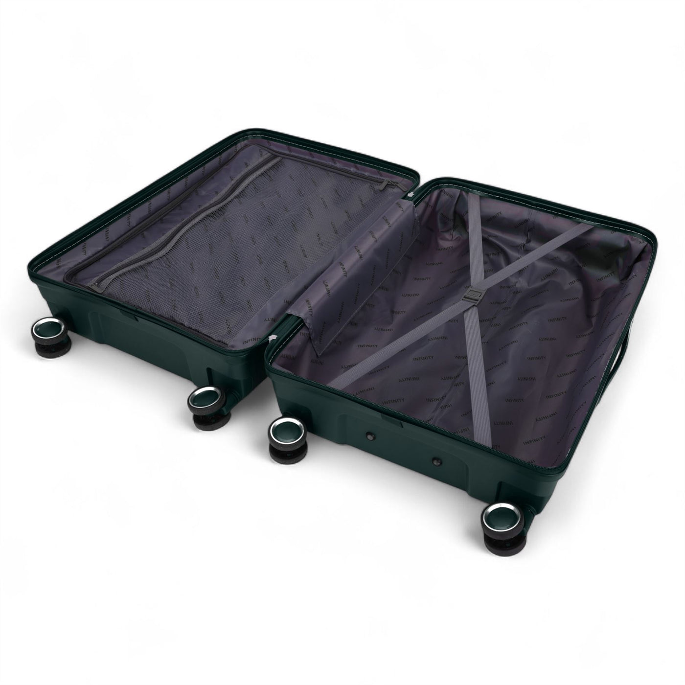 Hard Shell Suitcase Cabin TSA Luggage Travel Set