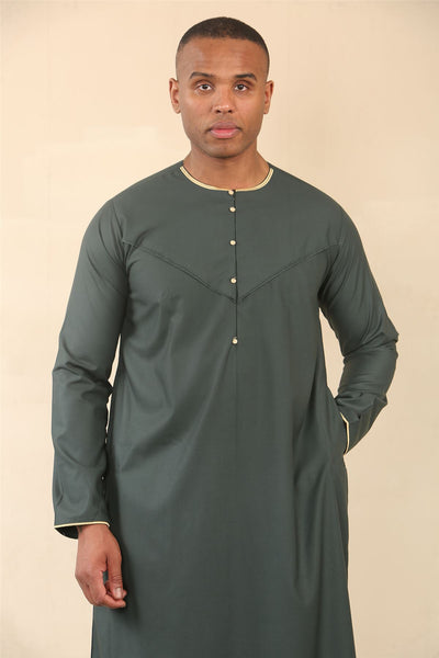 Men's Omani Eid Thobe  Saudi Emirati Jubba Robe