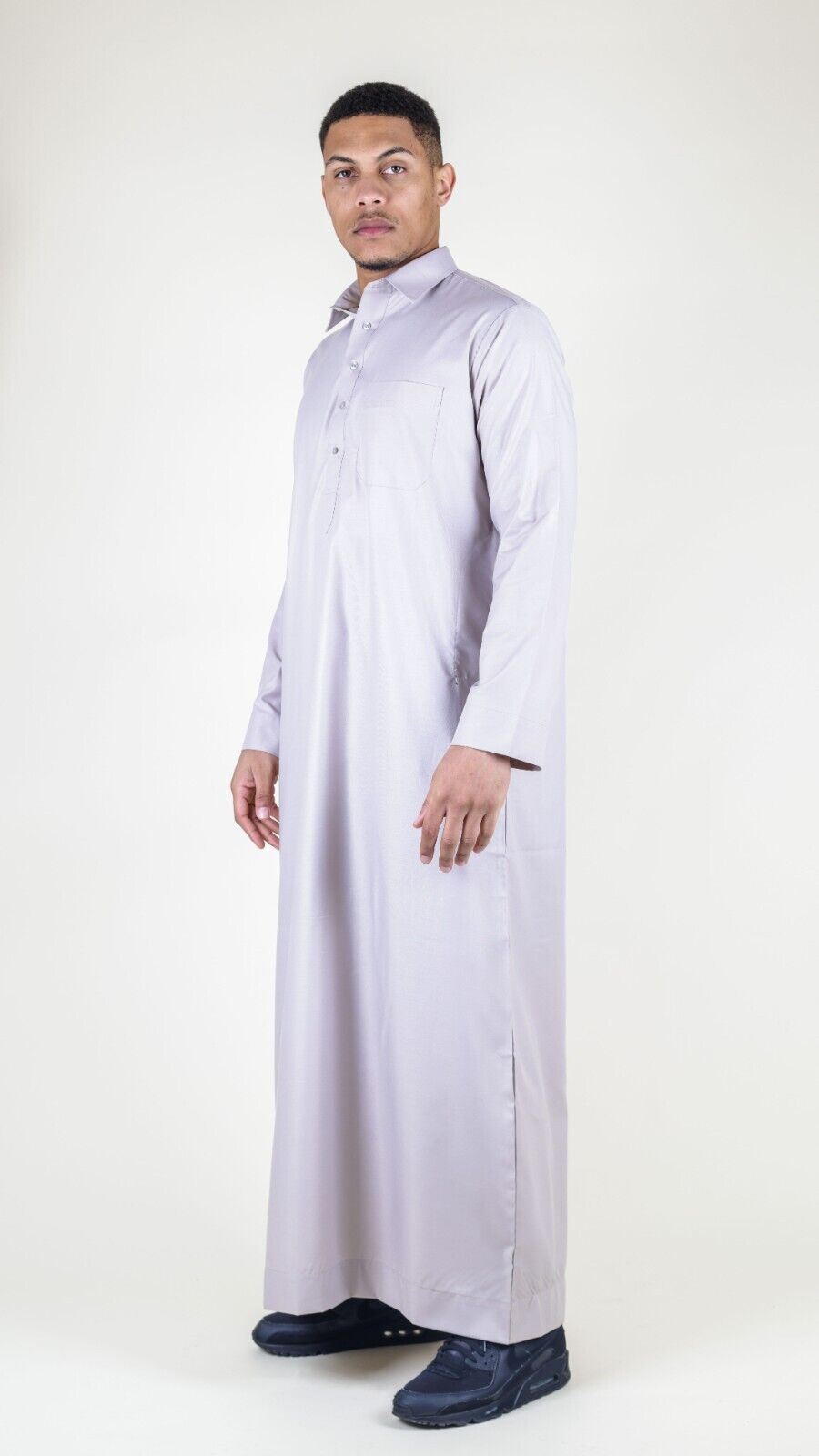 Mens Thobe Jubba Saudi Ramadan Eid Islamic Kaftan Kaudara Arabic Jubbah