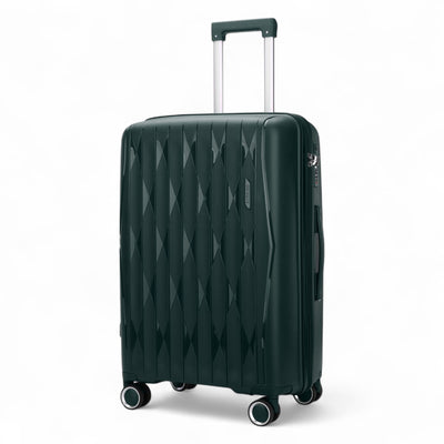 Hard Shell Suitcase Cabin TSA Luggage Travel Set