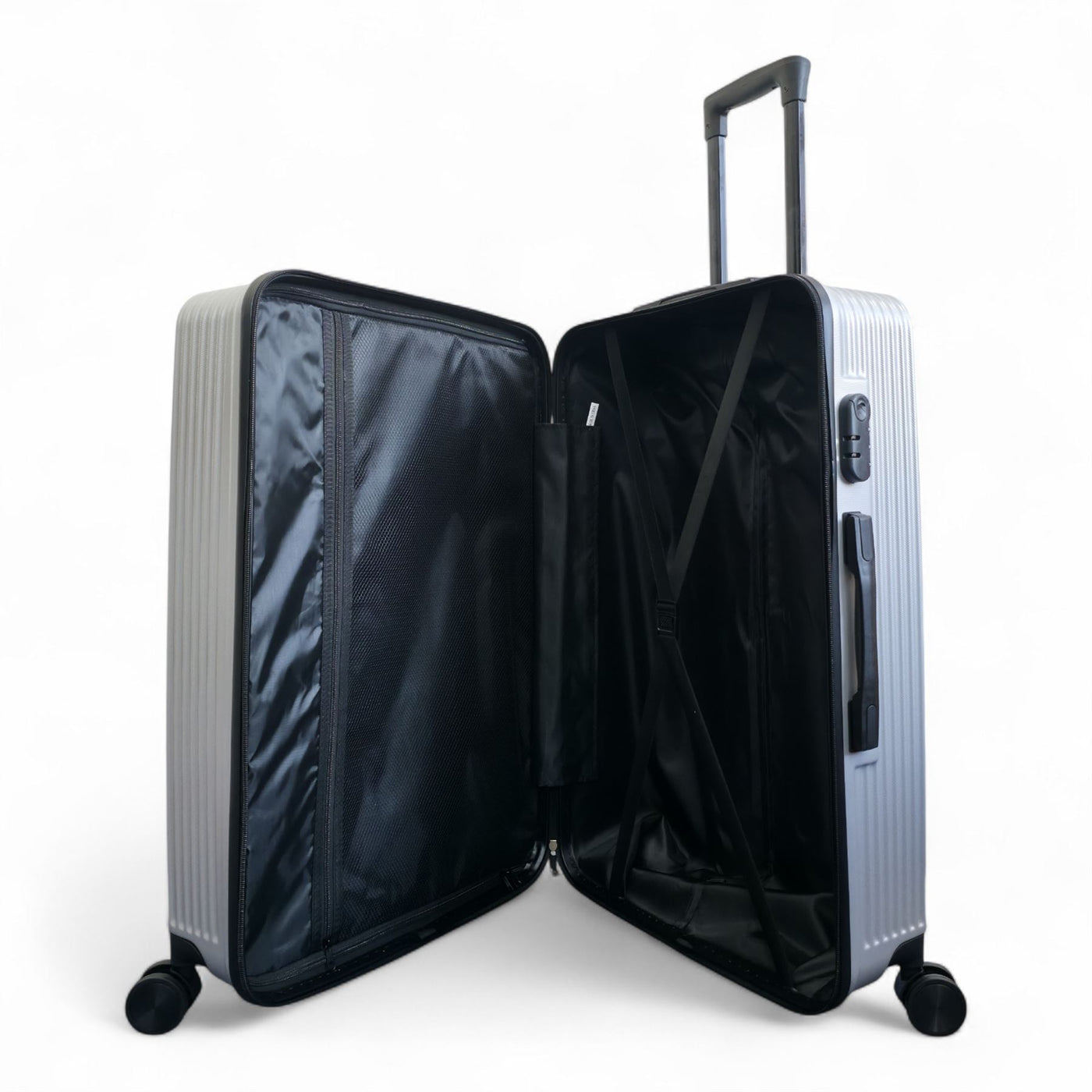 Hardshell Suitcase Set Robust 8 Wheel Luggage Cabin Case Bag