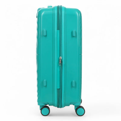 Expandable Hard Shell 8 Wheels Luggage Travel Cabin Suitcase Set