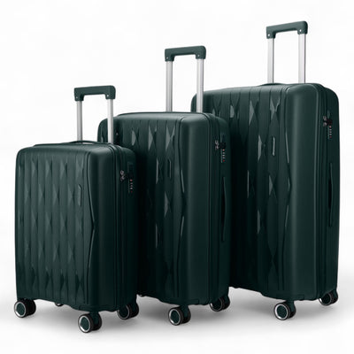 Hard Shell Suitcase Cabin TSA Luggage Travel Set