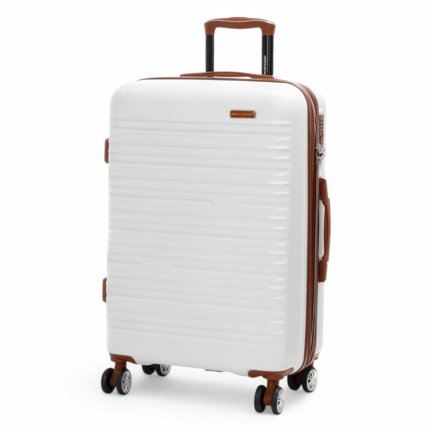 Expandable Hard Shell ABS Suitcase Set 8 Wheel Robust Travel Case Holiday Luggage