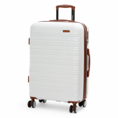 Expandable Hard Shell ABS Suitcase Set 8 Wheel Robust Travel Case Holiday Luggage